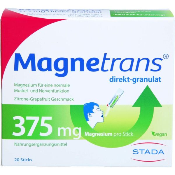 MAGNETRANS direkt 375 mg Granulat 20 St.