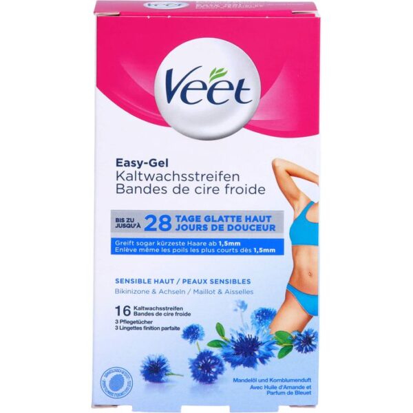 VEET Kaltwachs-Streifen Bikinizone & Achseln 16 St.