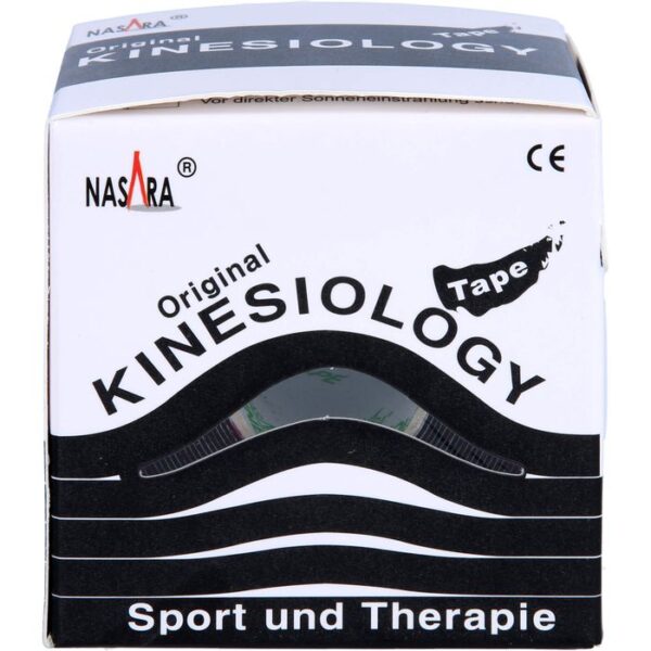 KINESIOLOGIE Tape 5 cmx5 m schwarz 1 St.