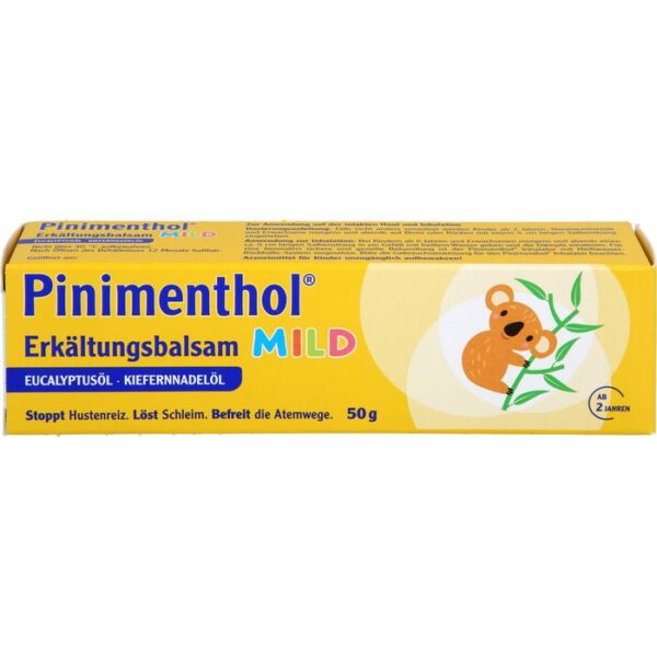 PINIMENTHOL Erkältungsbalsam mild 50 g