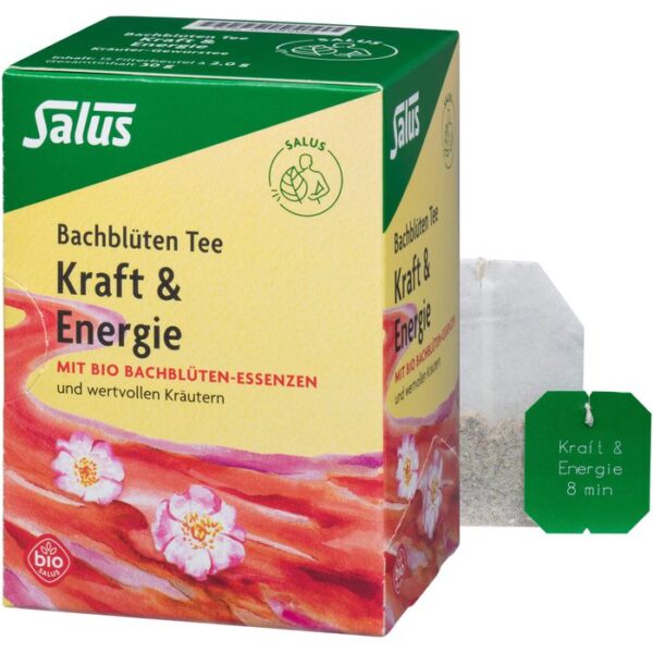 BACHBLÜTEN TEE Kraft & Energie Bio Salus Fbtl. 15 St.