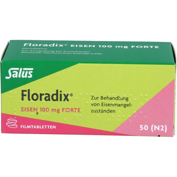 FLORADIX Eisen 100 mg forte Filmtabletten 50 St.