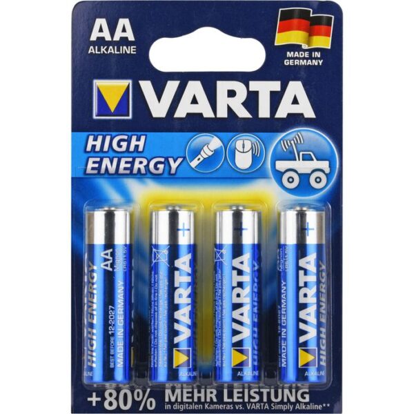 BATTERIEN Mignon LR6 AA 4906 Varta High 4 St.