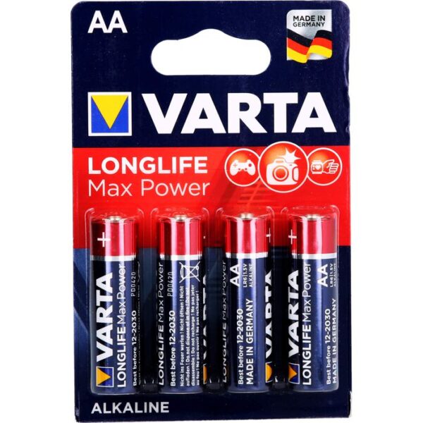 BATTERIEN Mignon LR6 AA 4706 Varta Max 4 St.