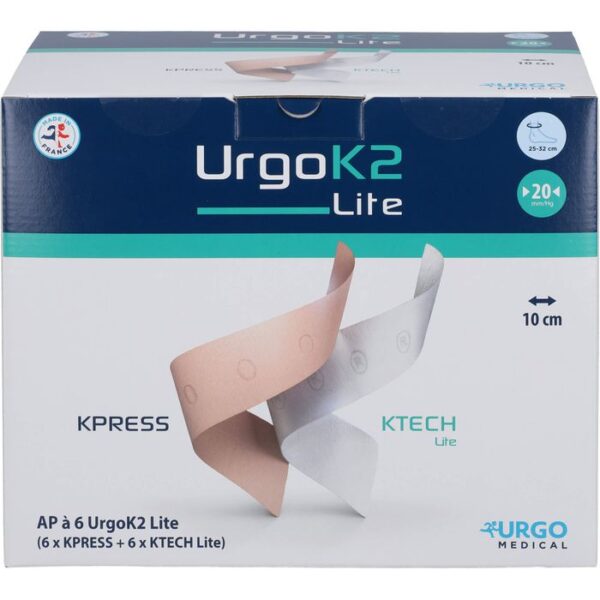 URGOK2 Lite Kompr.Syst.10cm Knöchelumf.25-32cm 6 St.