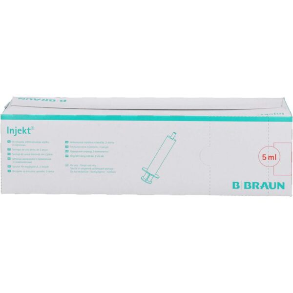 BRAUN INJEKT Spritze 5 ml Luer exzentrisch 500 ml