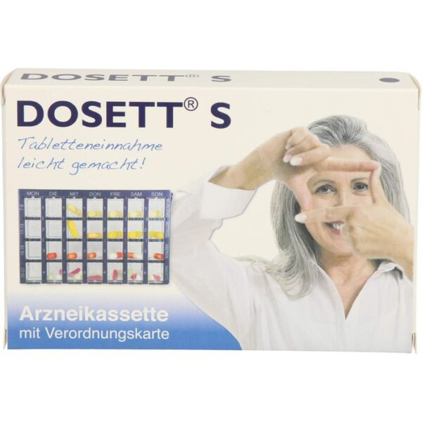 DOSETT S Arzneikassette blau 1 St.