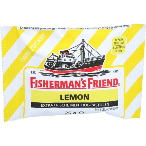 FISHERMANS FRIEND Lemon ohne Zucker Pastillen 25 g