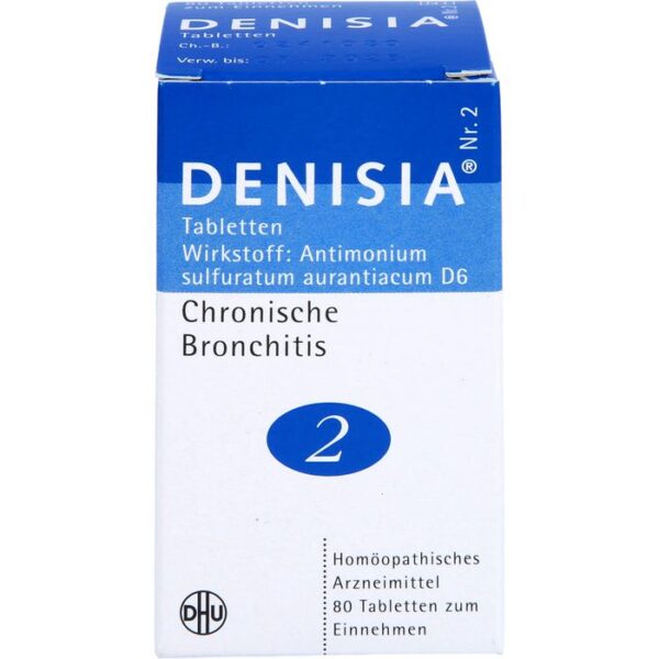 DENISIA 2 chronische Bronchitis Tabletten 80 St.