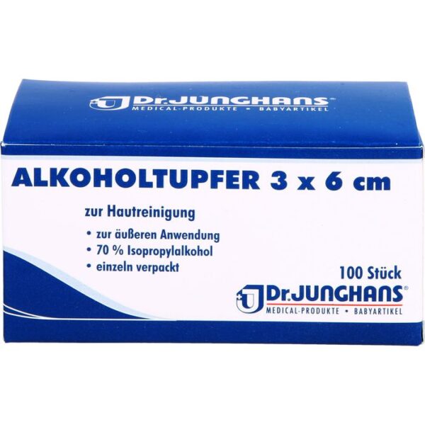 ALKOHOLTUPFER 3x6 cm steril 100 St.