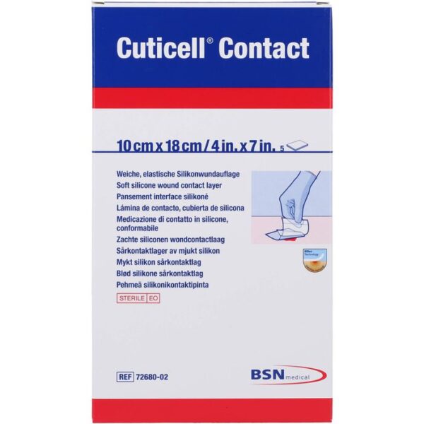 CUTICELL Contact 10x18 cm Verband 5 St.