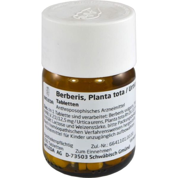 BERBERIS PLANTA tota/Urtica urens Tabletten 200 St.