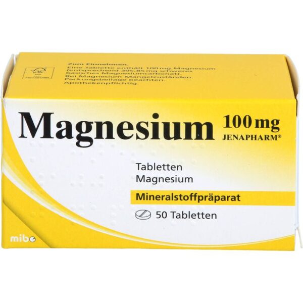 MAGNESIUM 100 mg Jenapharm Tabletten 50 St.