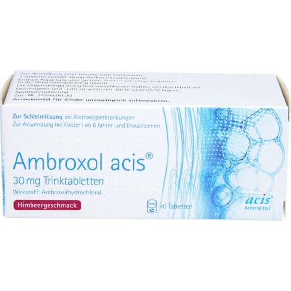 AMBROXOL acis 30 mg Trinktabletten 40 St.