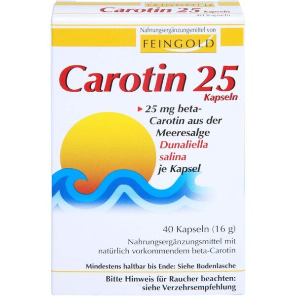 CAROTIN 25 Feingold Kapseln 40 St.