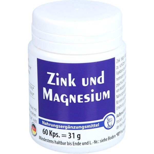 ZINK UND Magnesium Kapseln 60 St.