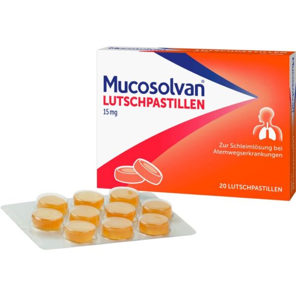 MUCOSOLVAN Lutschpastillen 15 mg 20 St.