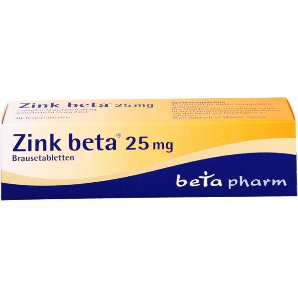 ZINK BETA 25 Brausetabletten 100 St.