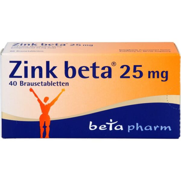 ZINK BETA 25 Brausetabletten 40 St.