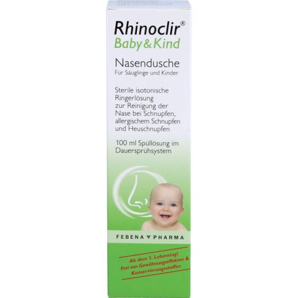 RHINOCLIR Baby & Kind Nasendusche Lösung 100 ml