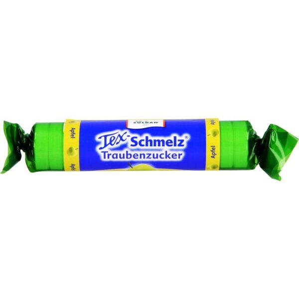 SOLDAN Tex Schmelz Traubenzucker Apfel Rolle 33 g