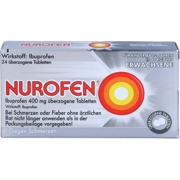 NUROFEN Ibuprofen 400 mg überzogene Tabletten 24 St.