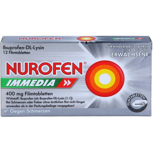 NUROFEN Immedia 400 mg Filmtabletten 12 St.