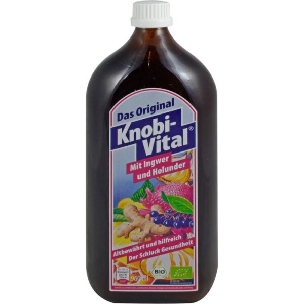 KNOBIVITAL mit Ingwer und Holunder Bio 960 ml