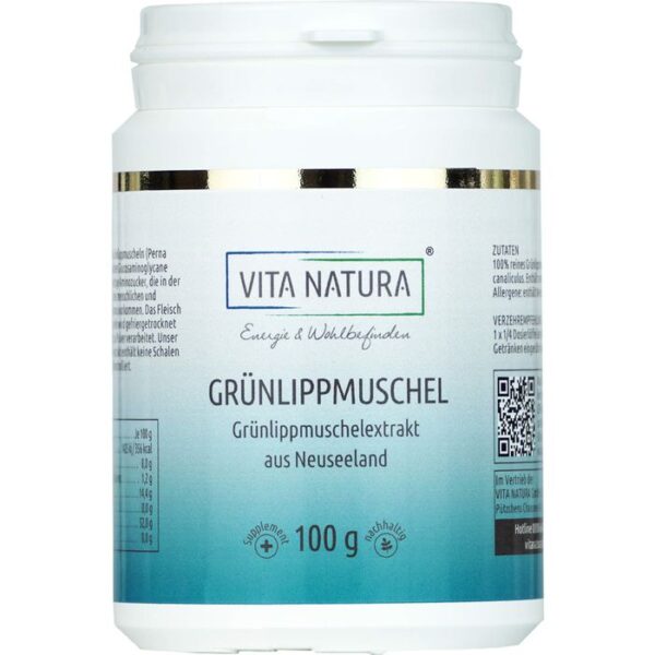 GRÜNLIPPMUSCHEL PULVER 100 g