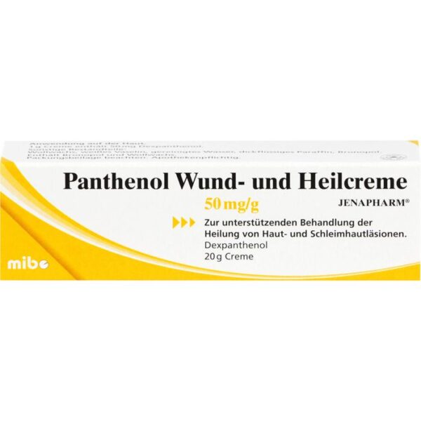 PANTHENOL Wund- und Heilcreme Jenapharm 20 g