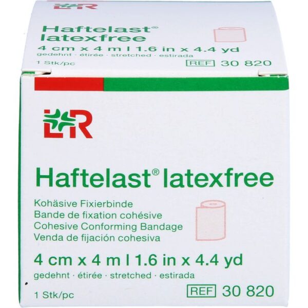 HAFTELAST Fixierb.kohäs.latexfrei 4 cmx4 m creme 1 St.