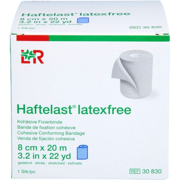 HAFTELAST Fixierb.kohäs.latexfrei 8 cmx20 m blau 1 St.