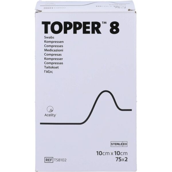 TOPPER 8 Kompr.10x10 cm steril 150 St.