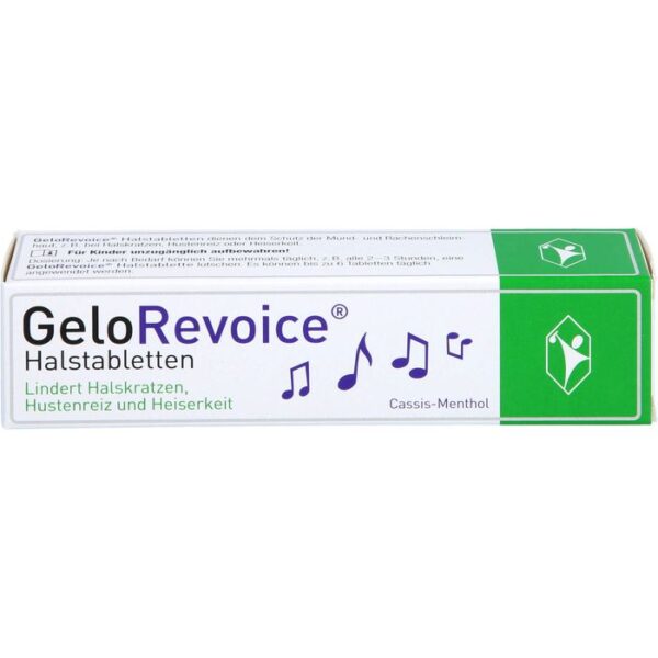 GELOREVOICE Halstabletten Cassis-Menthol Lut.-Tab. 20 St.