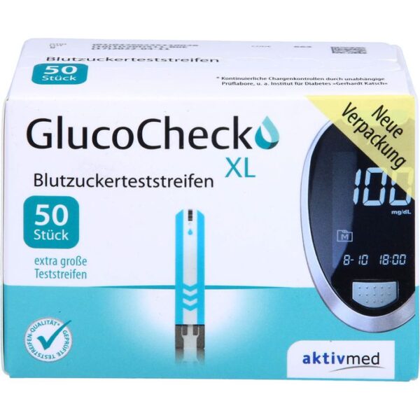 GLUCOCHECK XL Blutzuckerteststreifen 50 St.