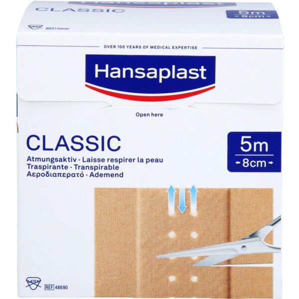 HANSAPLAST Classic Pflaster 8 cmx5 m 1 St.