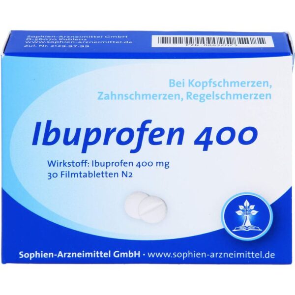 IBUPROFEN Sophien 400 Filmtabletten 30 St.