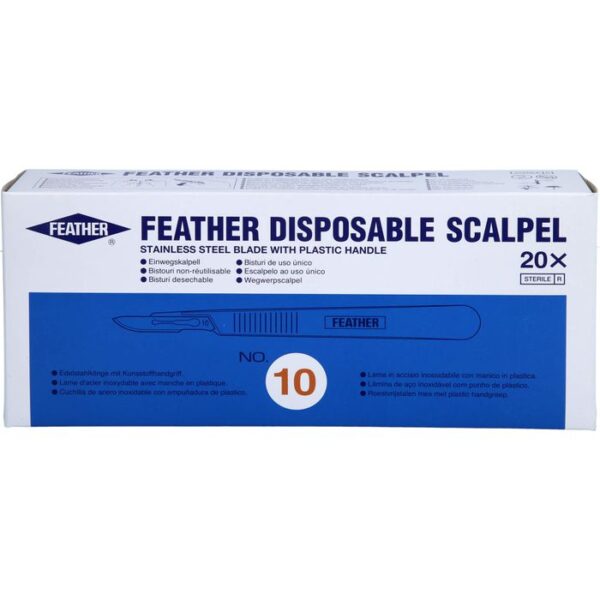 SKALPELL Einmal Figur 10 Feather 20 St.