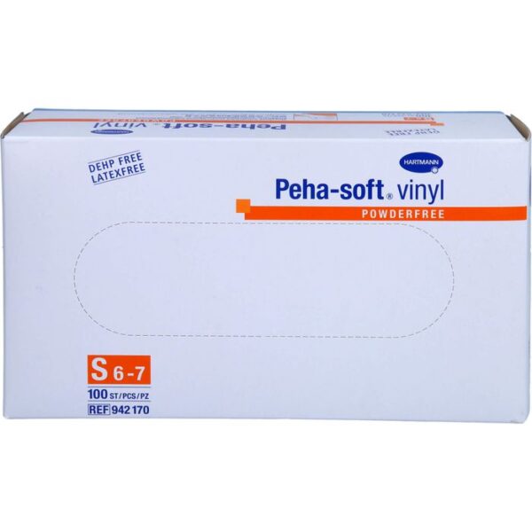 PEHA-SOFT Vinyl Unt.Handschuhe unste.puderfrei S 100 St.