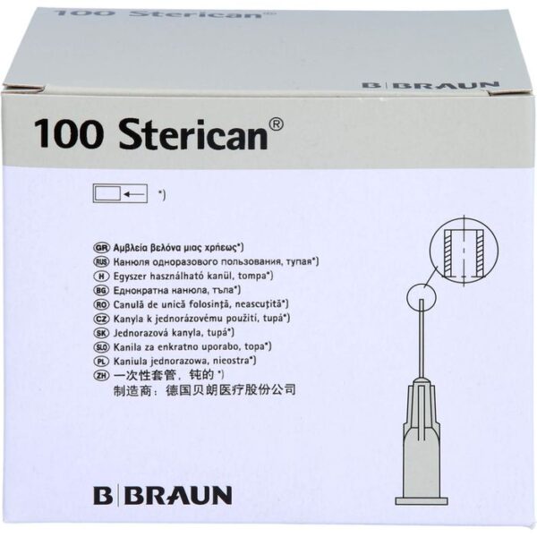 STERICAN Kanülen 27 G 0,4x25 mm stumpf 100 St.