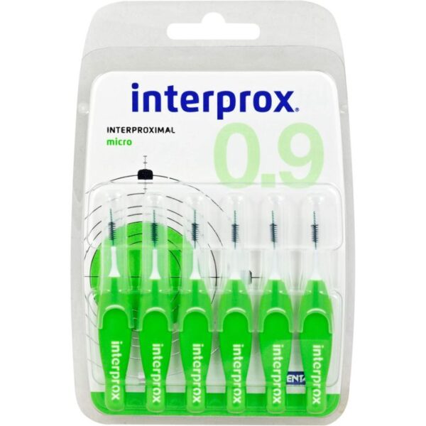 INTERPROX reg micro grün Interdentalbürste Blis. 6 St.