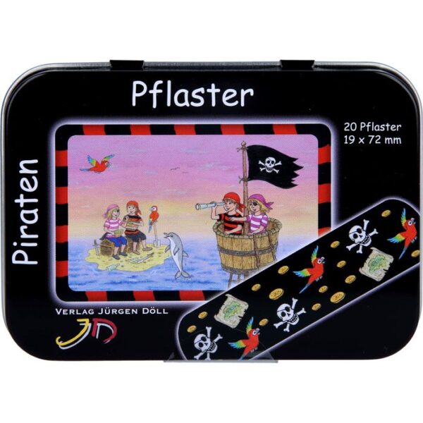 KINDERPFLASTER Piraten Dose 20 St.