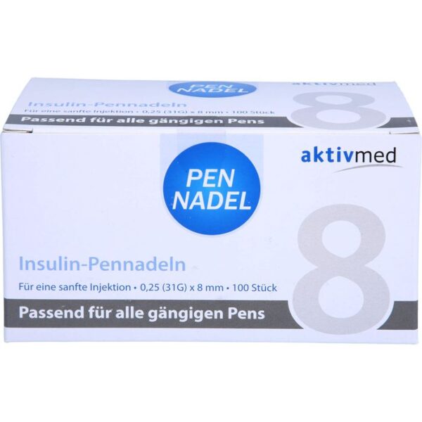 PEN-NADELN Universal 8 Kanülen 0,26x8 mm 100 St.