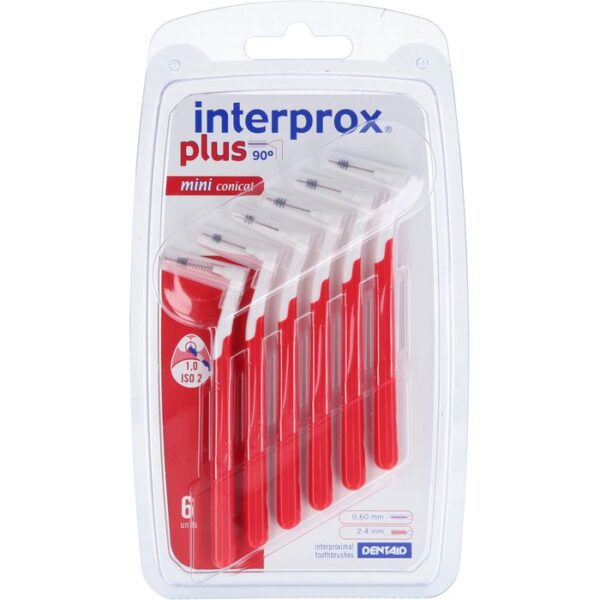 INTERPROX plus mini conical rot Interdentalbürste 6 St.