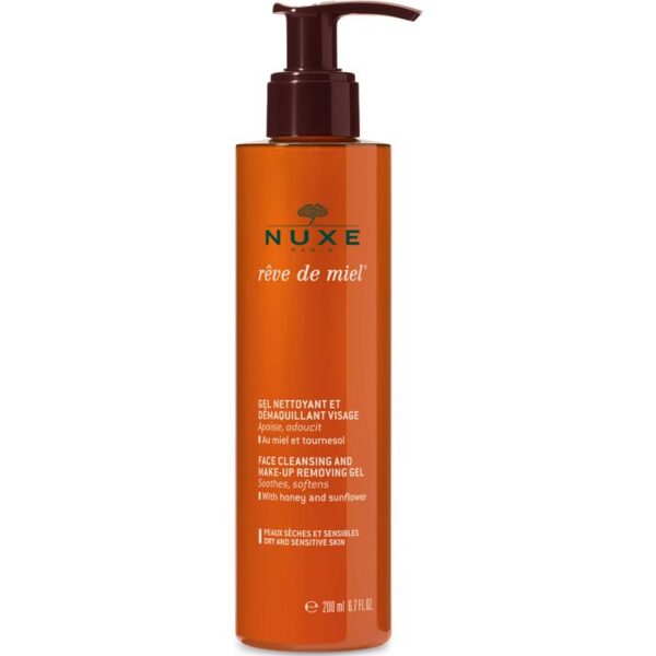 NUXE Reve de Miel Gel Nettoyant et Demaquillant 200 ml