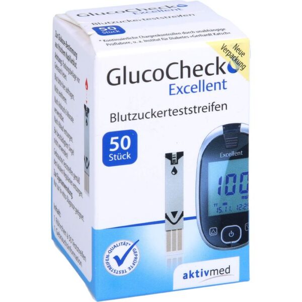 GLUCOCHECK Excellent Teststreifen 50 St.