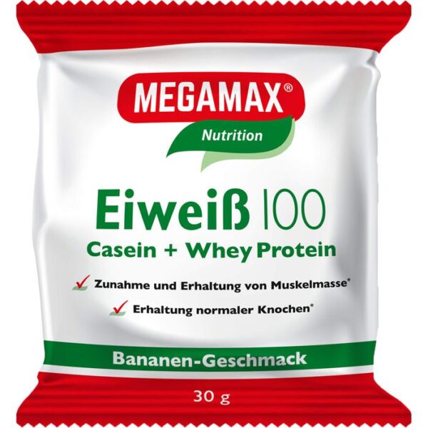 EIWEISS 100 Banane Megamax Pulver 30 g