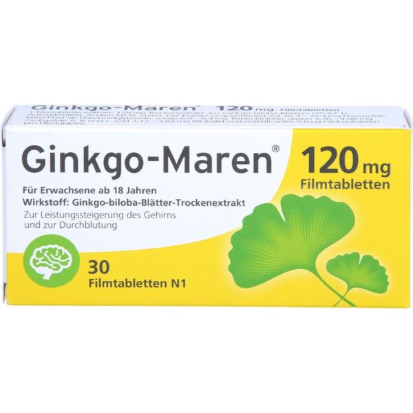 GINKGO-MAREN 120 mg Filmtabletten 30 St.