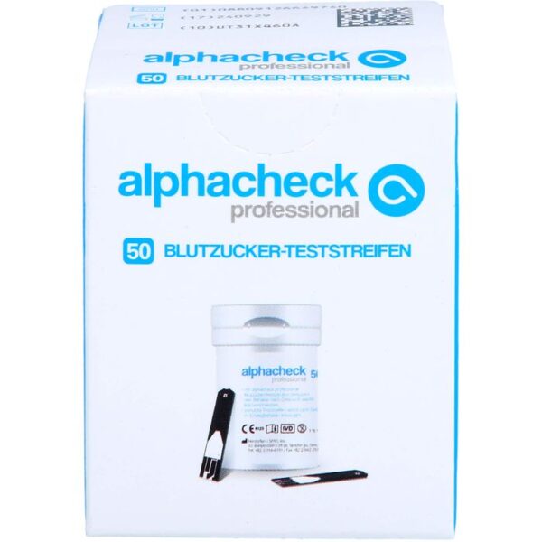 ALPHACHECK professional Blutzuckerteststreifen 50 St.