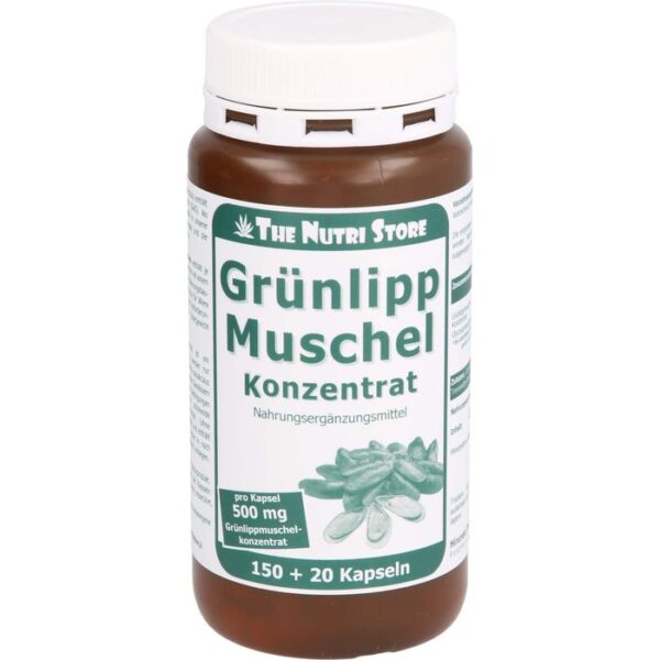 GRÜNLIPPMUSCHEL 500 mg Konzentrat Kapseln 150 St.